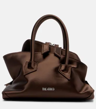 The Attico Bolso La Passeggiata Mini de sat&eacute;n