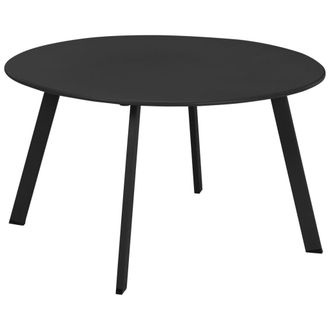 Progarden Mesa Auxiliar Gris Oscuro Mate 70x40 Cm Progarden