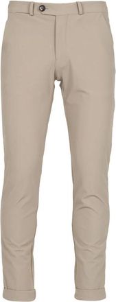 Roberto Ricci Design Slim-fit Broeken - Heren - Slim Fit Broeken - Beige - XL - Broeken