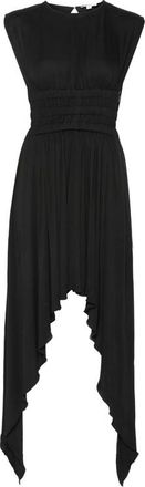 Alaia Asymmetric Handkerchief-hem Midi Dress