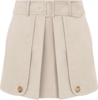 Moschino Minigonna pliss&eacute; - Toni neutri