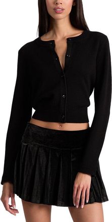 Alice & Olivia Alice + Olivia Dollie Wool-Blend Cardigan