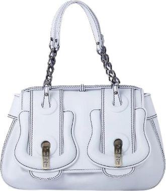 Fendi Pre-owned Handbags, female, White, Size: ONE SIZE Pre-owned Shoulder Bag
