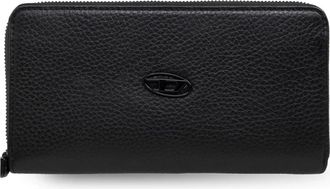 Diesel Wallet EVO Continental - Dames - Portefeuilles - Zwart - ONE Size - Leer - Accessoires