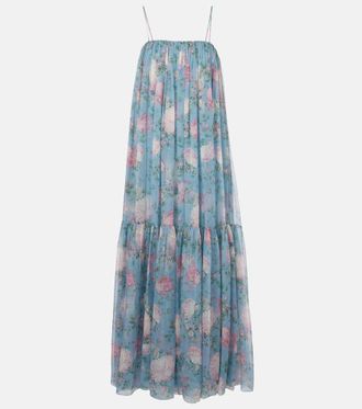 Chloé Chloé Floral silk muslin maxi dress