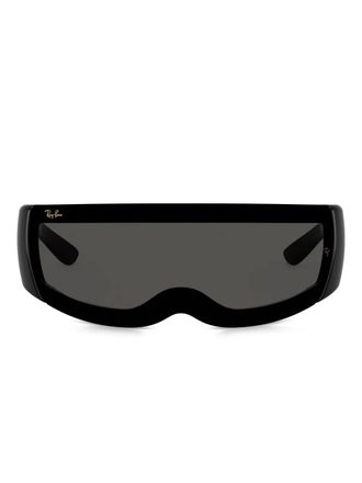 Ray-Ban Ultra Wrap geometric sunglasses - Black