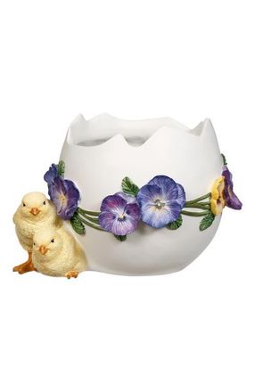 Mark Roberts Chick with Eggl Planter in Yellow at Nordstrom