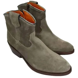 Penelope Chilvers Womens Cassidy Comfort Leather Boots In Gray