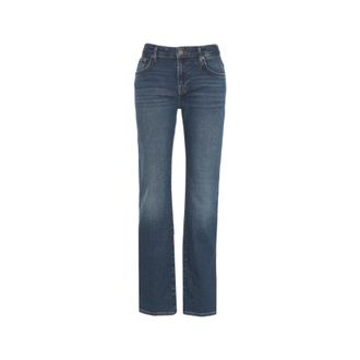 7 For All Mankind Straight Jeans, female, Blue, Size: W28 Calie Jeans