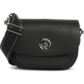 Marc Jacobs DTM Signet Turnlock Saddle Bag in Black at Nordstrom Rack