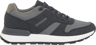 Lambretta Heren Echo 2 Sailor Mesh Laaggesneden Platte Trainers (Marine/Grijs)
