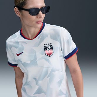 Nike USWNT 2025 Stadium Home (Team) Nike Womens Dri-FIT Soccer Replica Jersey in White | FZ9140-101