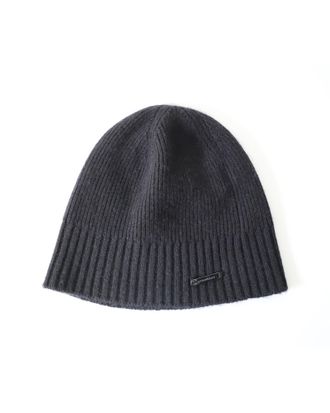 Burberry Pre-owned Womens Knitted Beanie in Black Cashmere - One Size