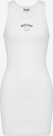 Moschino Abito in cotone stretch - Bianco