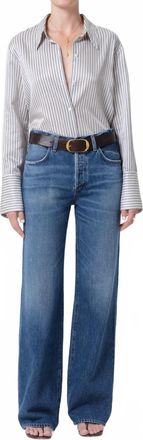 Citizens Of Humanity Annina Lightweight Straight Leg Jeans In Avant