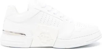 Philipp Plein Royal Street logo-embossed sneakers - unisex - Leather - 35 - White