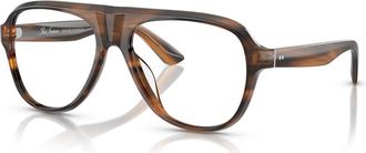 Oliver Peoples 54mm Pilot optical glasses in Brown at Nordstrom