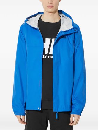Helly Hansen Lichtgewicht jack met capuchon en rits - Blauw