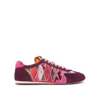 Kurt Geiger Womens Islington Sneakers - Pink - Size UK 3