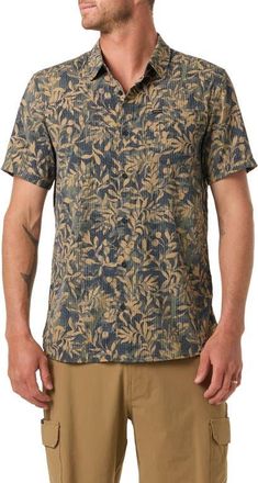 O'Neill TRVLR Perforated Short Sleeve Performance in Black at Nordstrom, Size Xx-Large