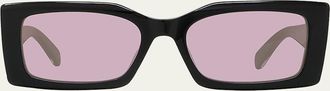 Stella McCartney Acetate Rectangle Sunglasses