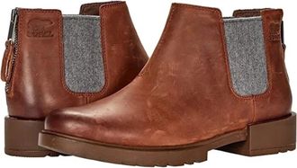 Sorel Emelie II 2004921-242 Boots B Dark Amber Leather Chelsea HTAT716