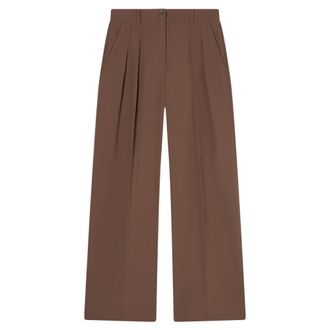 A|X Armani Exchange Wide Trousers, female, Brown, Size: 2XS Wide Trousers