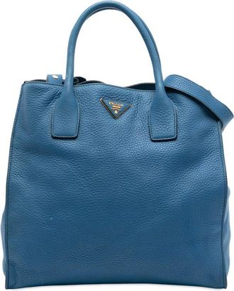 Prada Pre-owned Prada Vitello Daino Open Convertible Tote Ladies IWJDB8BPWASEE41H