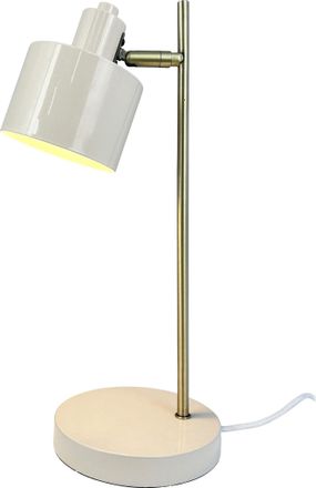 Dyberg Larsen L&aacute;mpara De Mesa Dyberg Larsen Ocean Beige 43 Cm Metal Lat&oacute;n