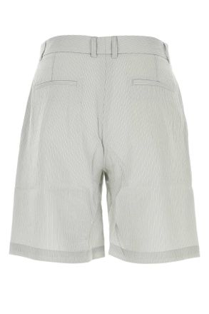 Gimaguas Mens Embroidered Modal Blend Nicolas Bermuda Shorts Grey