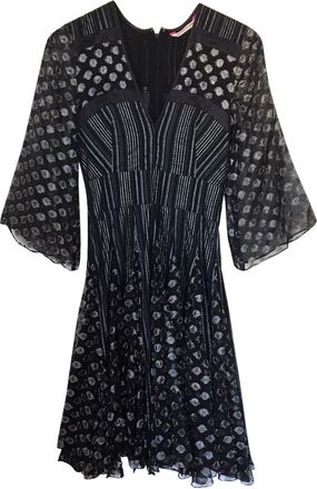 Matthew Williamson Lurex Belted Dress Size S