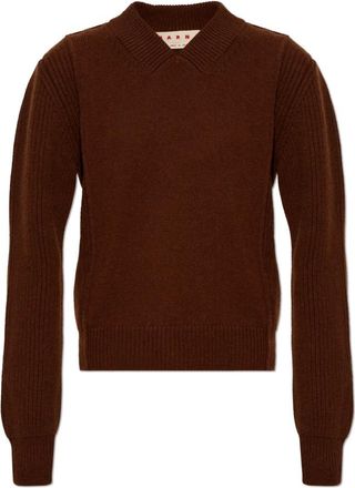 Marni Mujer, Jerseys, Marr&oacute;n, Talla: XS