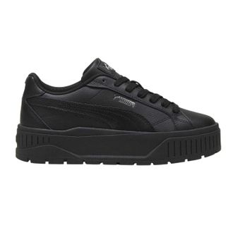 Puma Karmen II leren platformschoenen voor dames (Zwart)