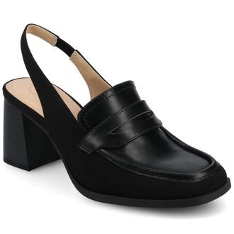 Journee Collection Womens Henrika Moc Toe Pumps