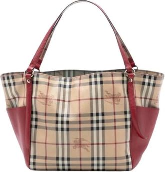 Burberry Pre-owned Tote Bags, female, Multicolor, Size: ONE SIZE Pre-owned Canterbury Tote Bag