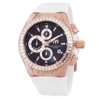 Technomarine Cruise Chronograph Quartz Crystal Black Dial Mens Watch TM-121160