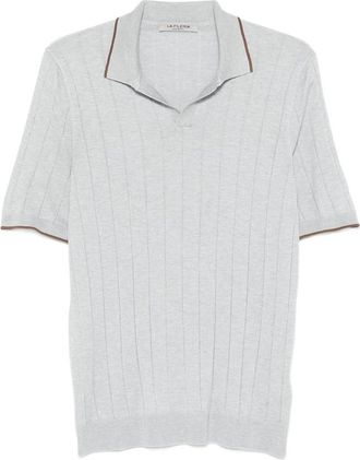 La Fileria Ribbed Trim T-shirt