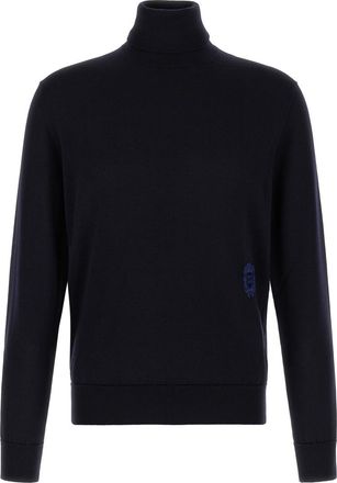Dolce & Gabbana Navy Turtle Neck Sweater