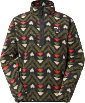 Picture Kimag Printed 1/4 Fleece Fleecepullover f&uuml;r Herren | oliv