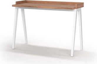 HERDASA Herdasa - Mesa Estudio Mod-nairobi Acabado Nogal/blanco, 47 X 110 X 81 Cm (fondo X Ancho X Alto)