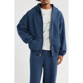 Elwood Core Zip Hoodie in Midnight at Nordstrom, Size Xx-Large