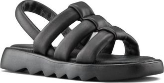 Cougar Womens Juliana Leather Water-Repellent Sandal In Black