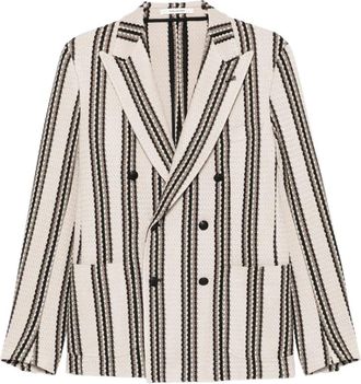 Tagliatore Darrel Jacket - Heren - Blazers - Veelkleurig - M - Leer - Jassen