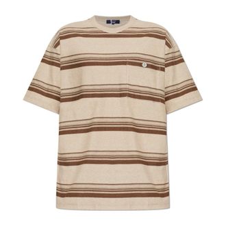 Comme Des Gar&ccedil;ons T-Shirts, male, Beige, Size: S T-shirt With Pocket