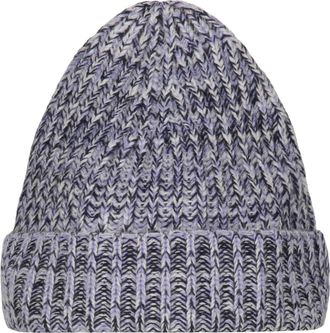 Malo Gebreide muts - Heren - Hoeden - Blauw - ONE Size - Kasjmier - Accessoires