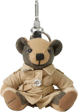 Burberry Accessoires, Dames, Bruin, ONE Size, Leer, Thomas Trench Keyring