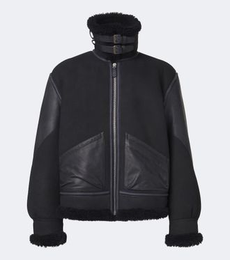 Ralph Lauren Purple Label Lutton shearling-lined leather jacket