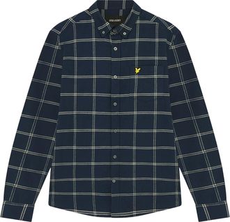 Lyle & Scott Ruitjesoverhemd heren (Marine)