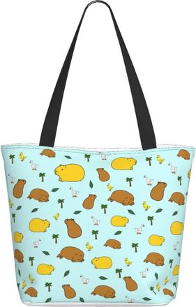 AOOEDM Capybaras Ladies Shopping Bag 13x11x7in.The Perfect ValentineS Day Gift.It Is The Best ValentineS Day Gift For Mom, Daughter, Wife,Etc