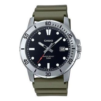 Casio Analog Olive Green MTP-VD01-3EV